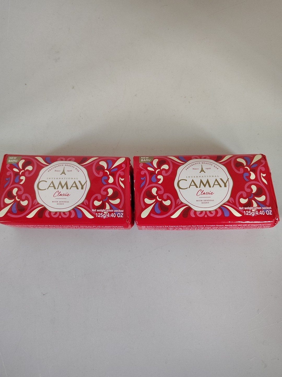 Camay Beauty Bar “Classic”Scent 4.40 Ounces Two Bars