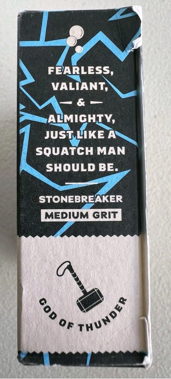 (2)Dr. Squatch Men’s Natural Soap Bar, Limited Ed, Divine Storm, MARVEL THOR 5oz
