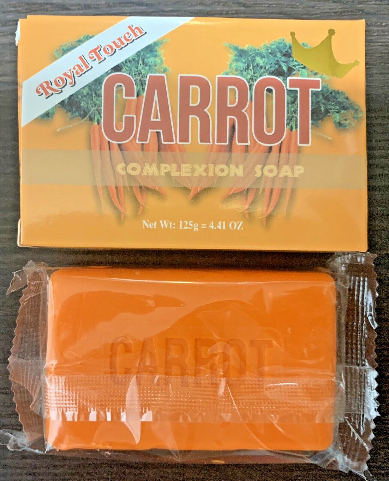 {12} Royal Touch Carrot Complexion Soap 125g / 4.41 Oz EACH FREE SHIPPING