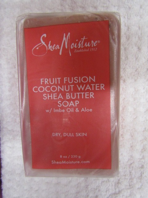 SHEA MOISTURE~FRUIT FUSION~COCONUT WATER~SHEA BUTTER SOAP DULL,DRY SKIN 8 OZ BIN