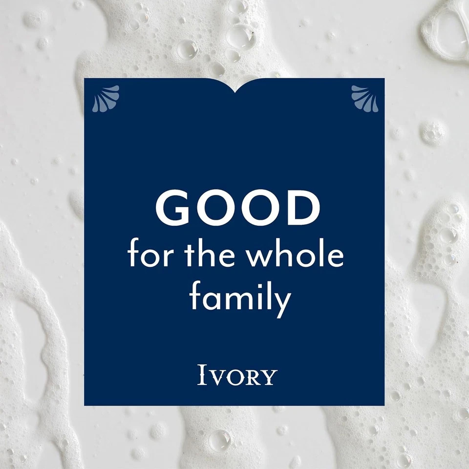 Ivory Gentle Bath Bar Soap 10 Pack 3.17Oz Original Scent Pure Plant-Based.