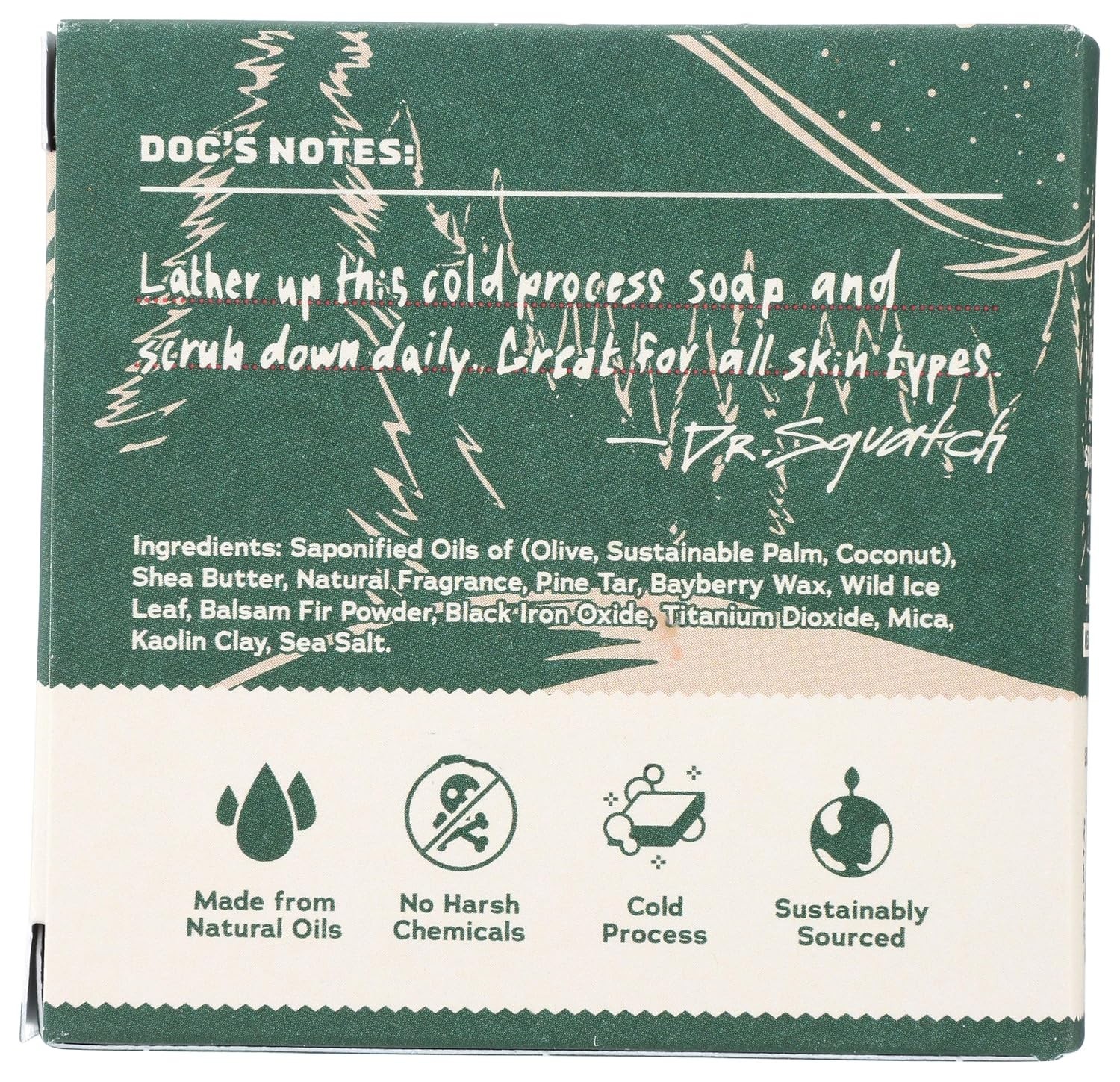 Organic Coconut Pine Soap for Men