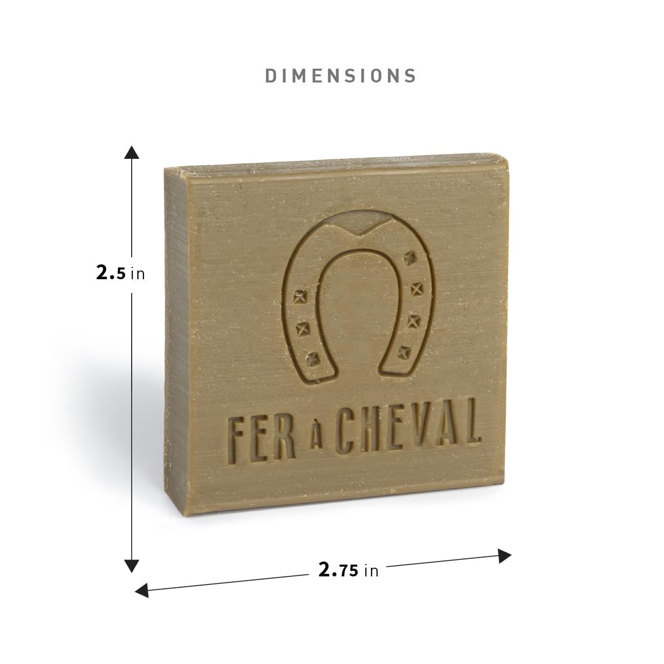 Traditional French Olive Oil Soap Cubes – Palm Oil Free, Gentle Cleansing, 4 x 6