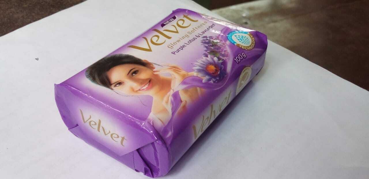 Velvet Glowing Softness Purple Lotus & Lavender Soap Keep Your Skin Fresh Always