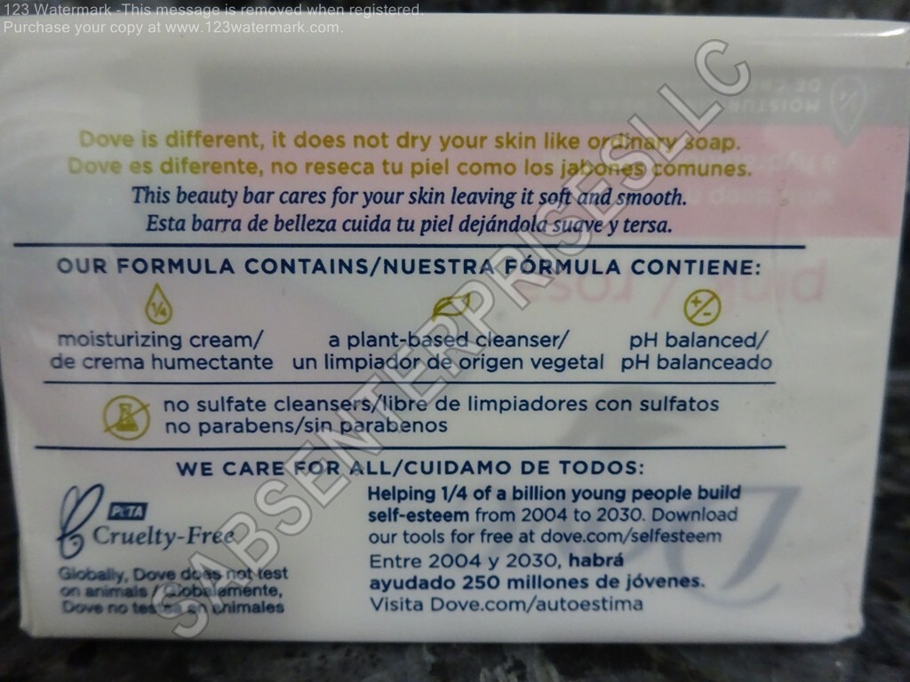24 Dove PINK/ROSA with Deep Moisture Beauty Bars 3.17 oz. (8 packages of 3)