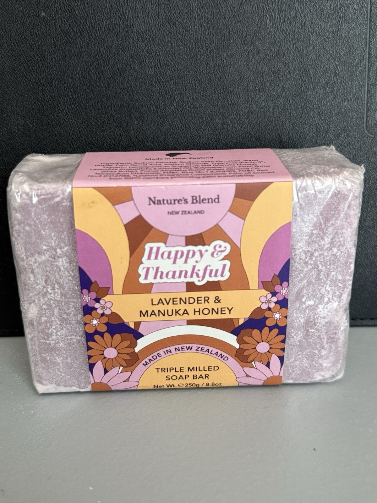 Nature’s Blend New Zealand Lavendar & Manuka Honey Triple Milled Soap Bar