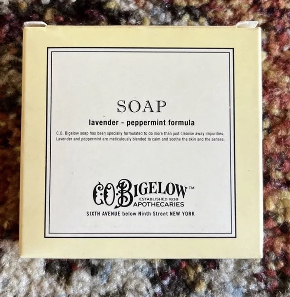 Co Bigelow Lavender Peppermint Formula Soap Travel Size Mini Lot Of 16 New