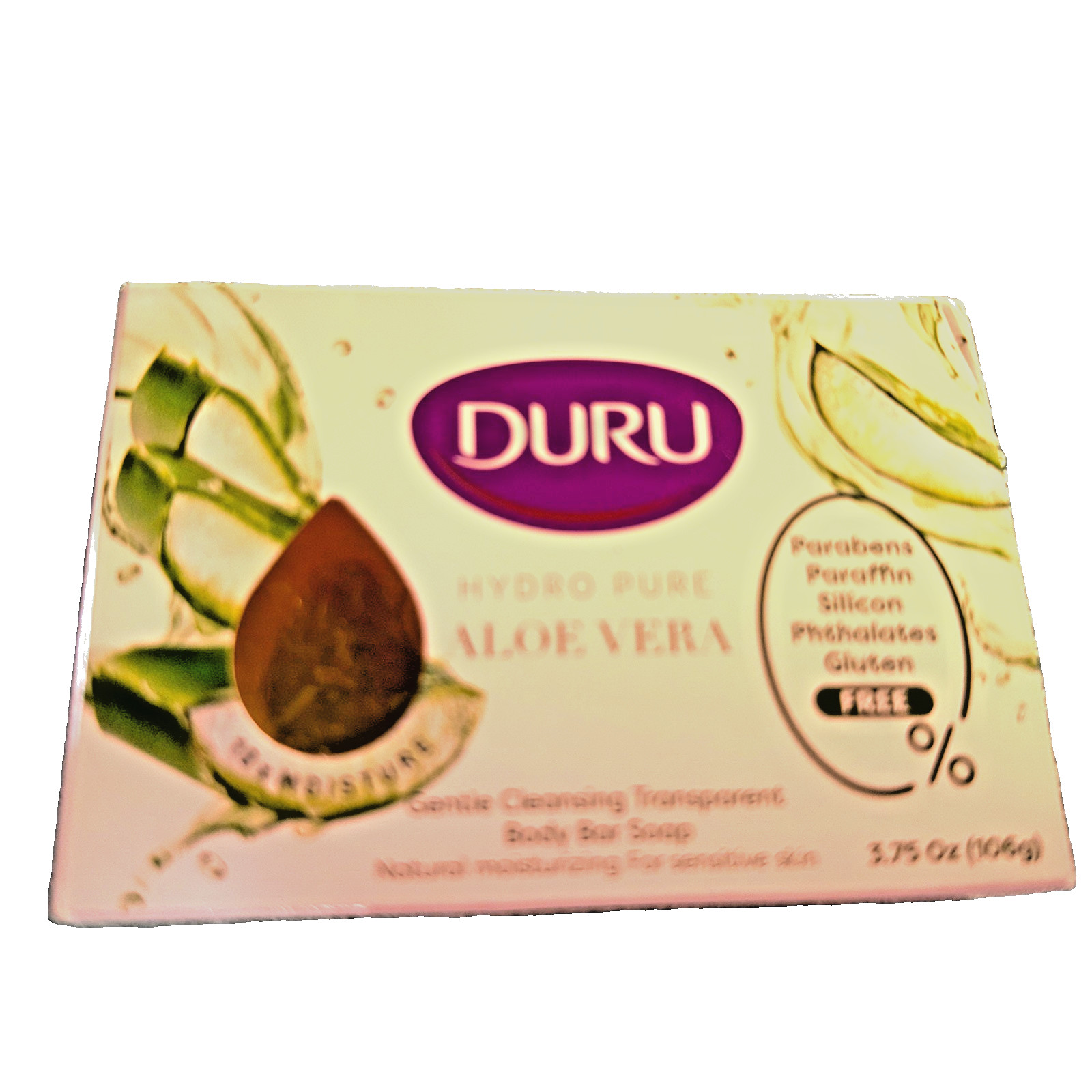 8 Duru Hydro Pure Aloe Vera 10X Moisture SENSITIVE SKIN Aloe Sunflower Oil 3.75
