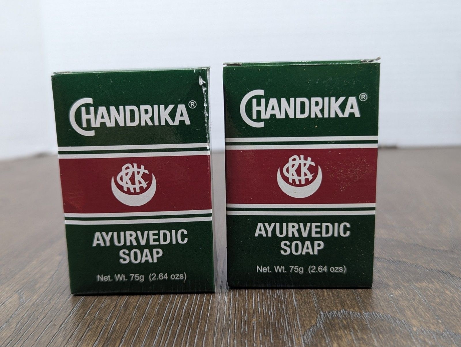 LOT OF 2 New In Box Chandrika Ayurvedic Soap Vegan All Skin Types Made In India
