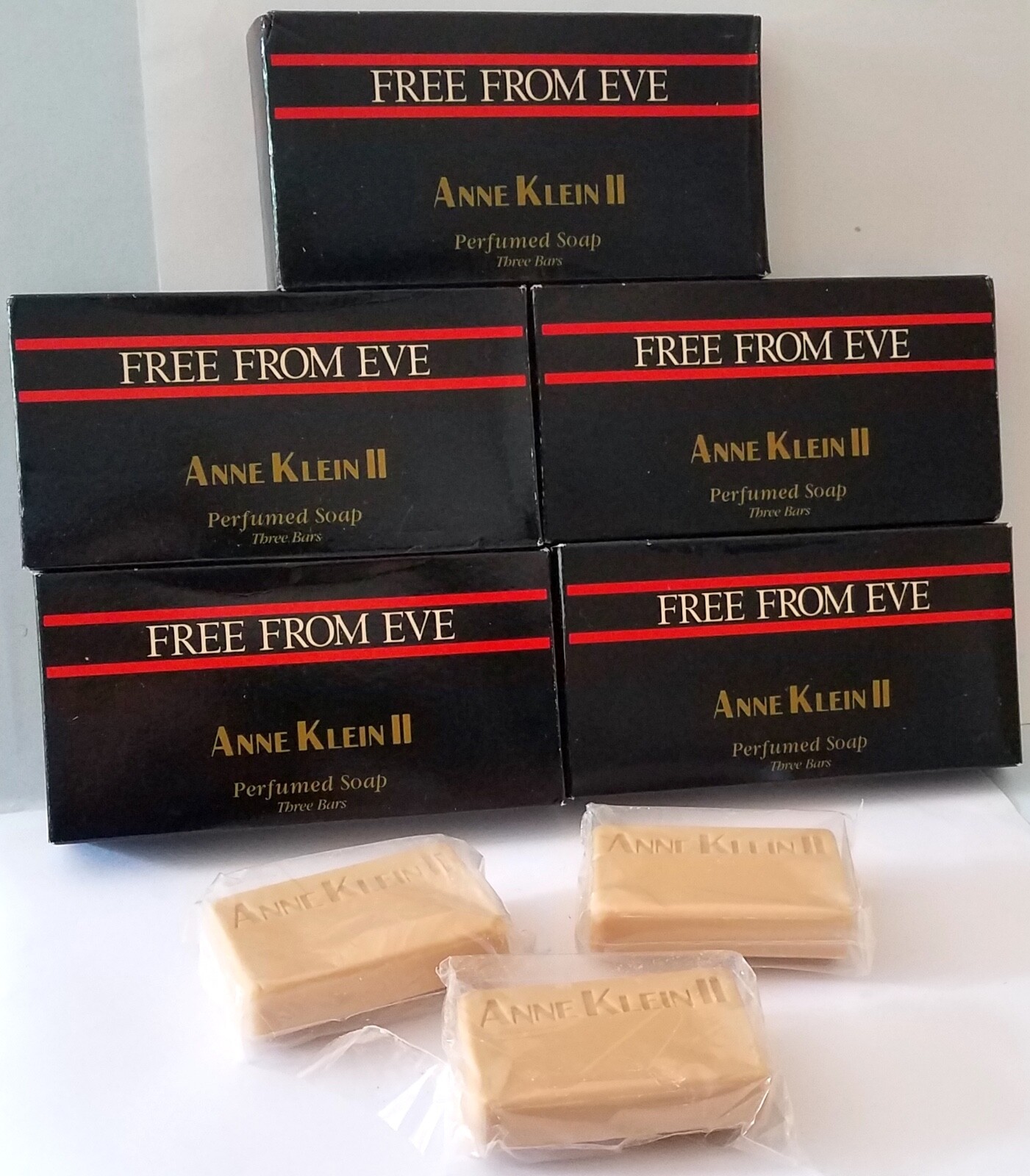 Lot of 15 Anne Klein II Perfume / Parfum BAR SOAP (1.5 oz each) Factory Sealed