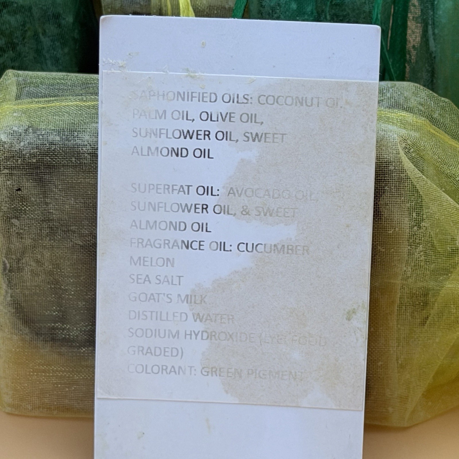 Goat Milk Soap Hand Made In USA 5 Pack Consuelo Neri Personalized Soap