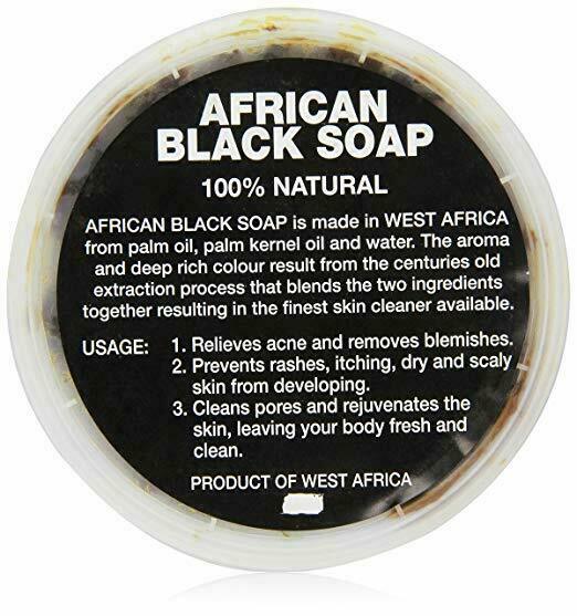 Raw African Black Soap Paste – 100% Pure & Natural Unrefined Organic Ghana Bulk