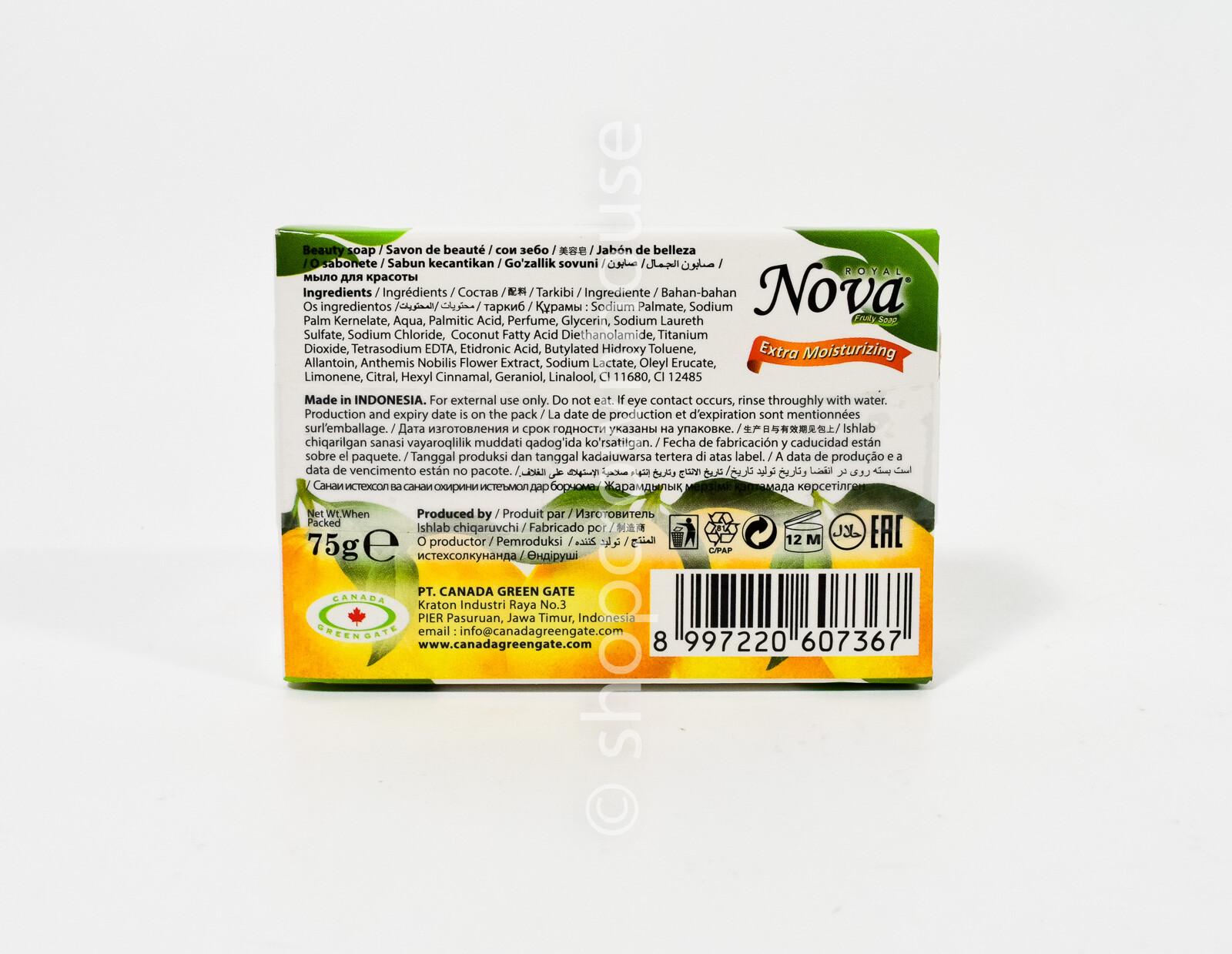 3 bars Royal Nova FRUITY SOAP Lemon Citrus Extra Moisturizing 11/2026 READ