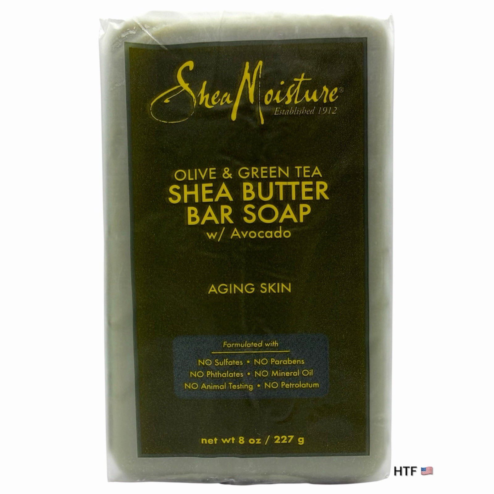 Shea Moisture Olive & Green Tea Shea Butter w Avocado Dry, Aging Skin 8 oz