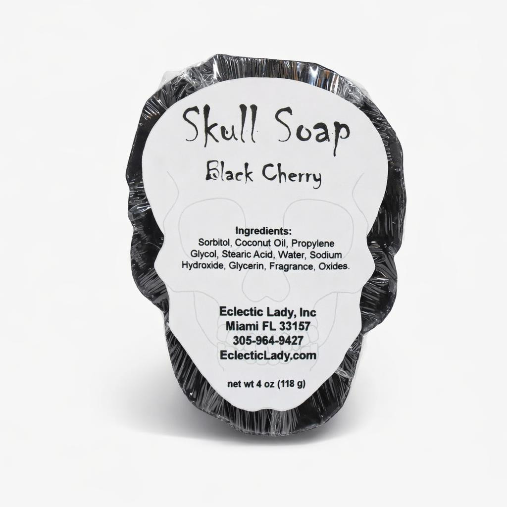 Gothic Skull Handmade Soap, 4 oz bar, Halloween, Spooky, Goth