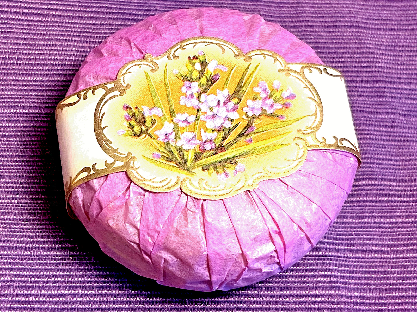 Vintage Perfumerie Verly Berlin Lavender Beauty Soaps in Box Germany 3.4 Oz ea