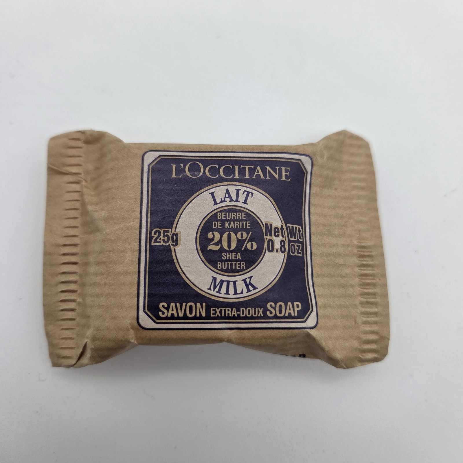 L’Occitane .8oz Mini Soap Bars Shea Butter Milk Lemon Verbena Lavender Lot of 6