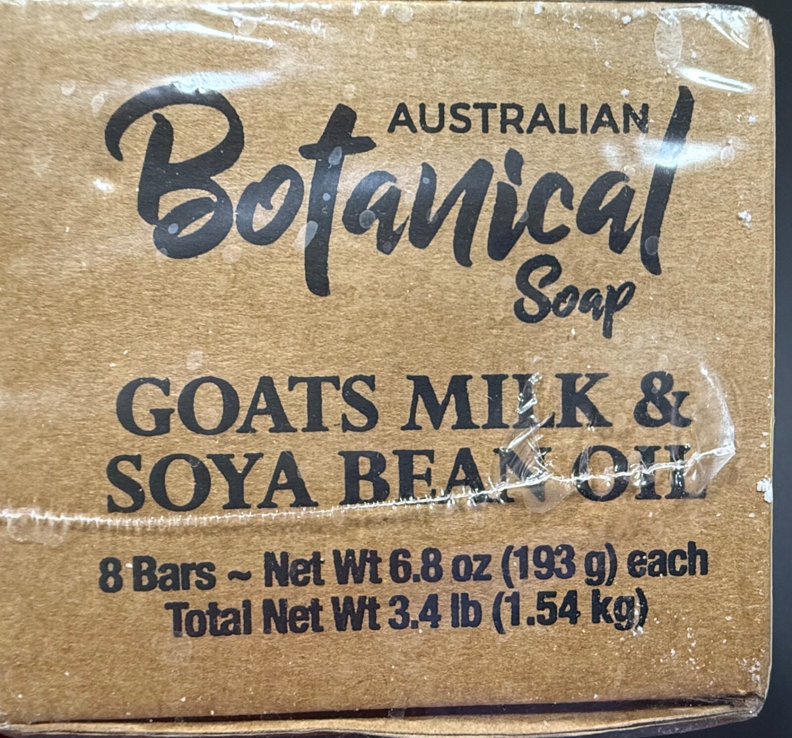 Australian Botanical Soap Goat’s Milk & Soya Bean Oil 1 Box w/8 Bars Authentic