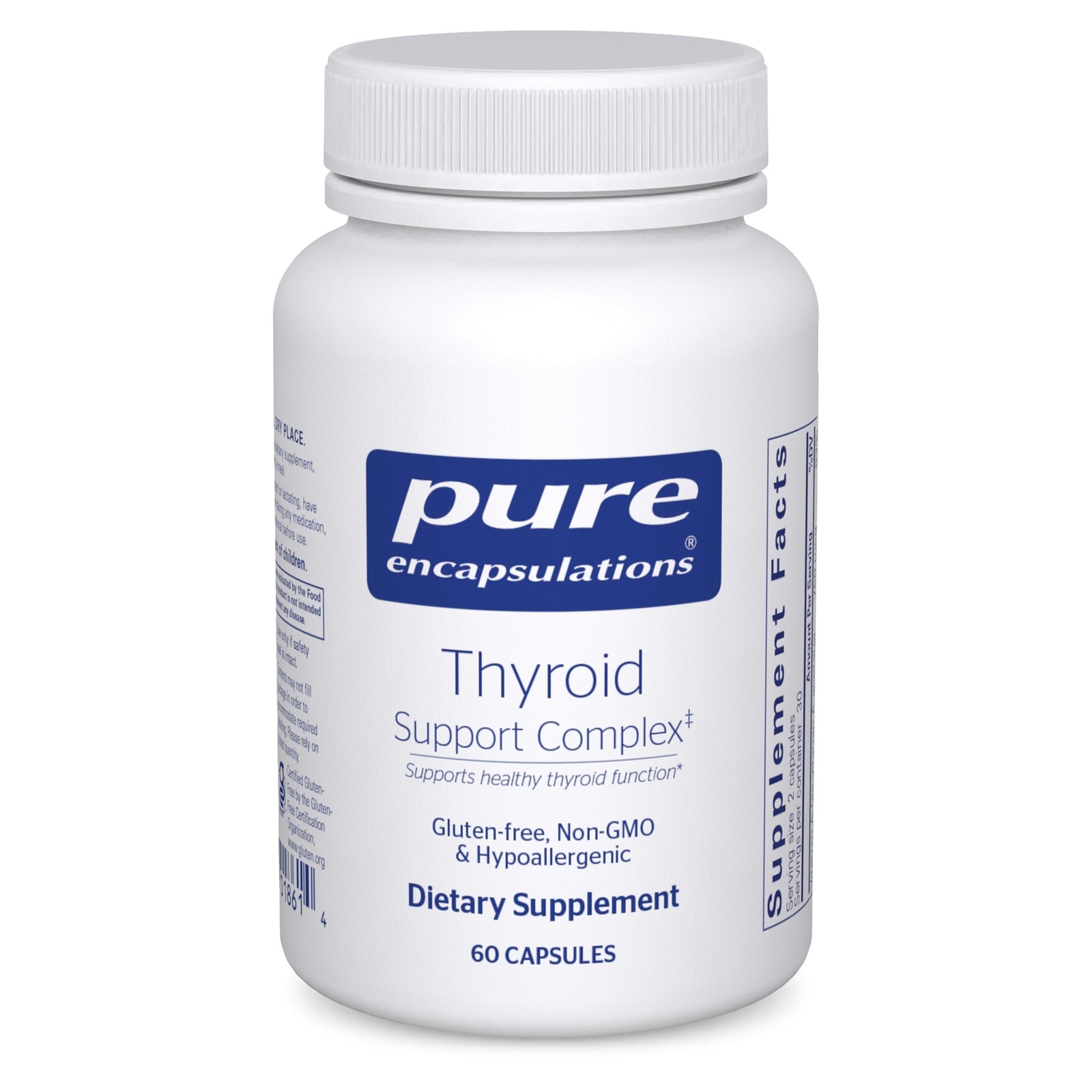 Pure Encapsulations Thyroid Support Complex – Supports 60 Count (Pack of 1)