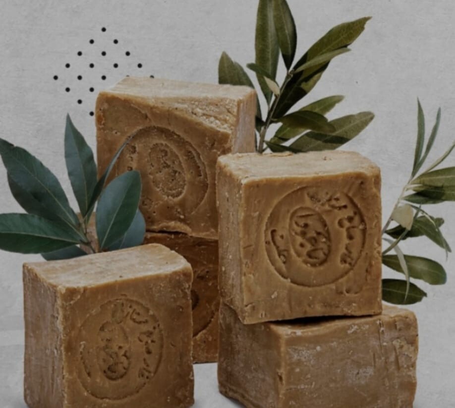 2 Bars Natural laurel and olive oil Luxury soap 200g Handmade صابون الغار الحلبي