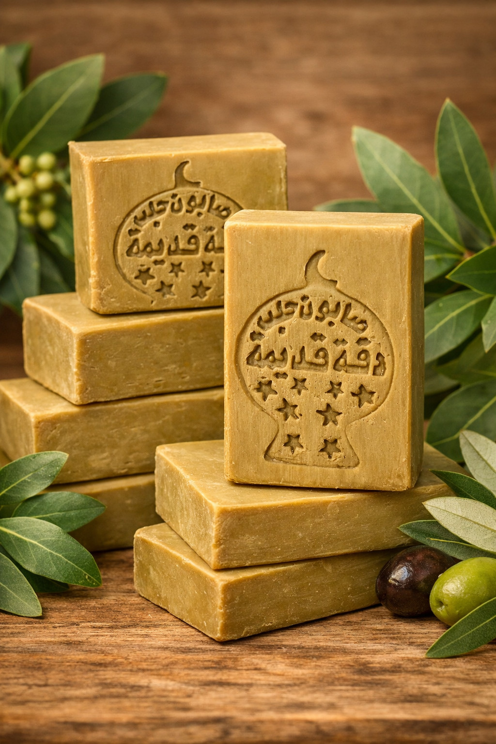Hand Made Soap Olive Oil & Laurel (Pack of 6) 100% Natural ingredients 5. OZ ea