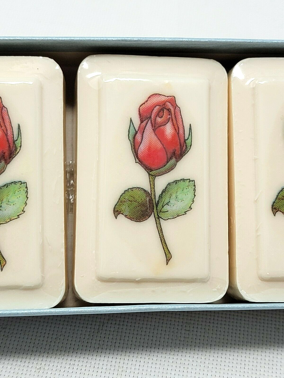 Katherine Gray 4 Pack Bar Soap Long Stem Roses 6 Oz