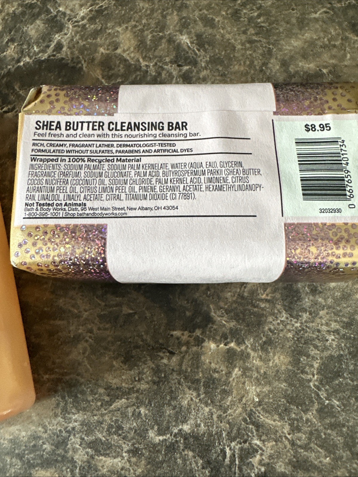 BATH & BODY WORKS SHEA BUTTER CLEANSING BAR AND Shampoo 3 Oz CHAMPAGNE TOAST