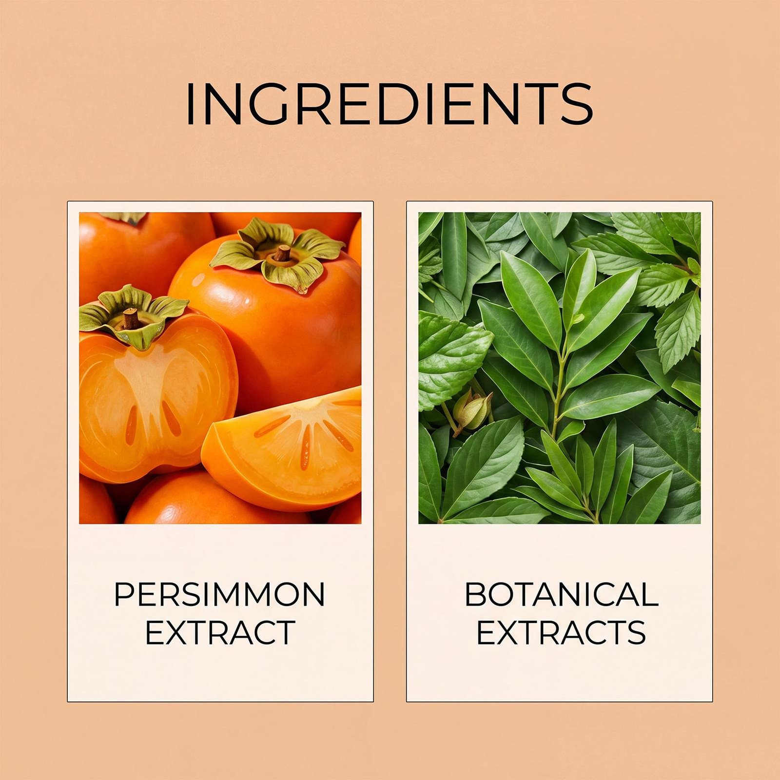 Persimmon Soap Bar, Natural Refreshing Cleansing Soap 100g