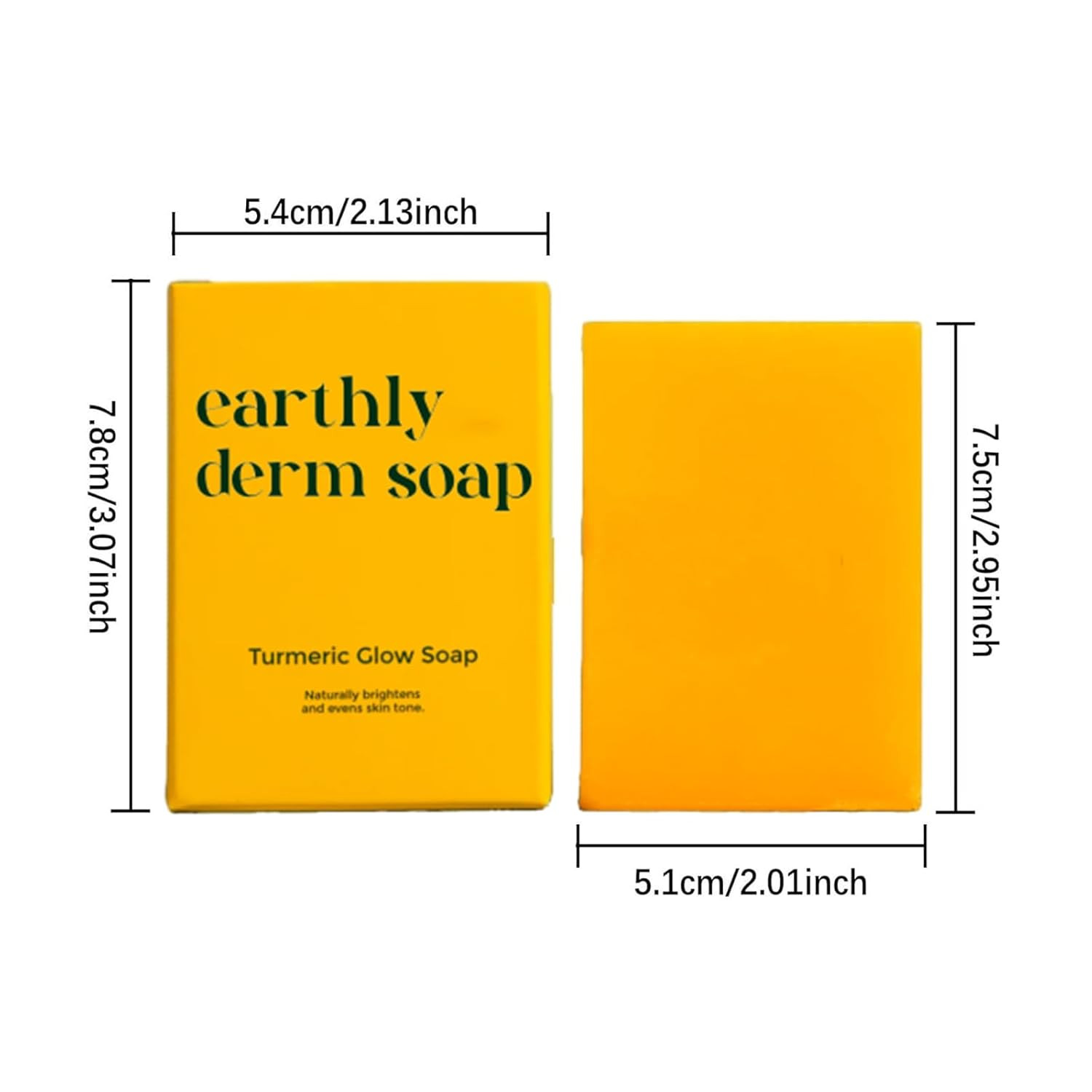 Turmeric Glow Soap, Handmade Turmeric Cleansing Soap, Body Skin Care Handmade So