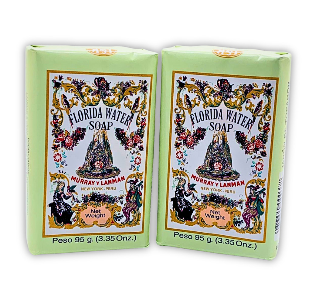 (2-Pack) Murray & Lanman Florida Water Soap Bars, 3.35 oz
