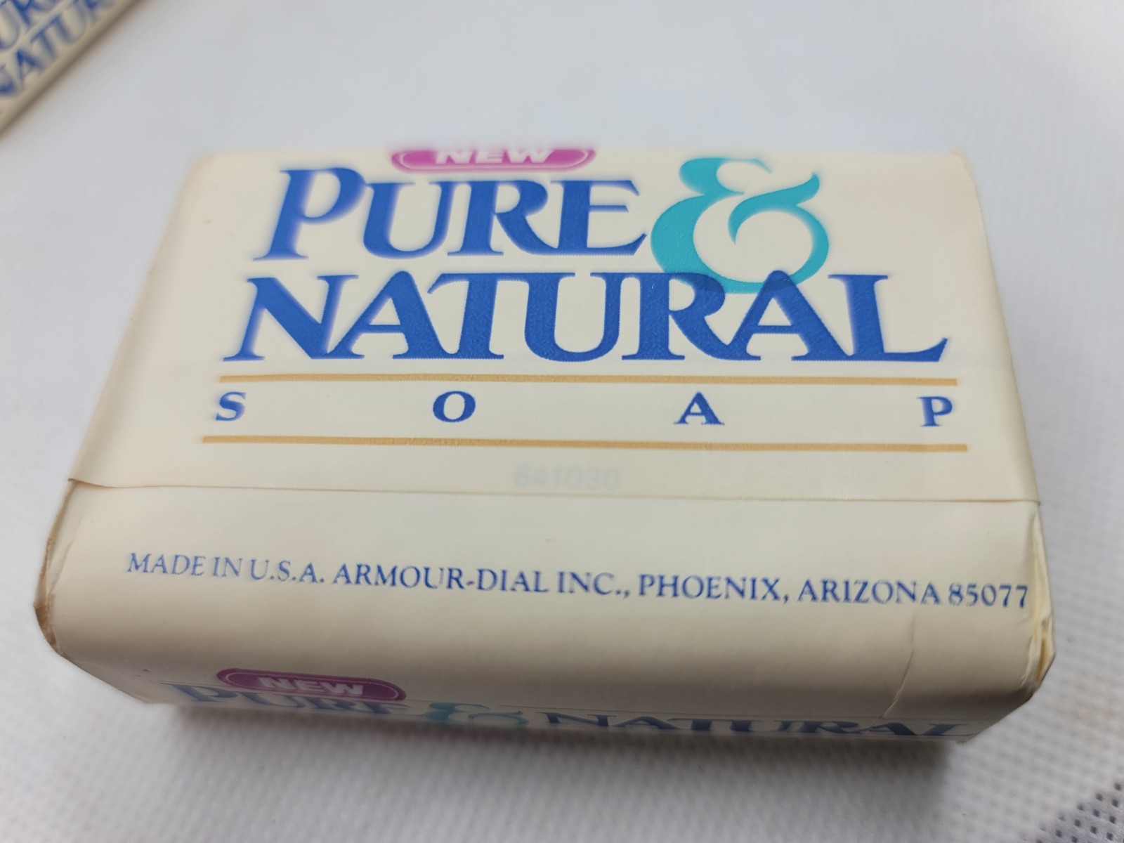 Vintage 80s/90s Pure & Natural Mild & Gentle Soap 3- 3.5 oz bars. NOS Sealed