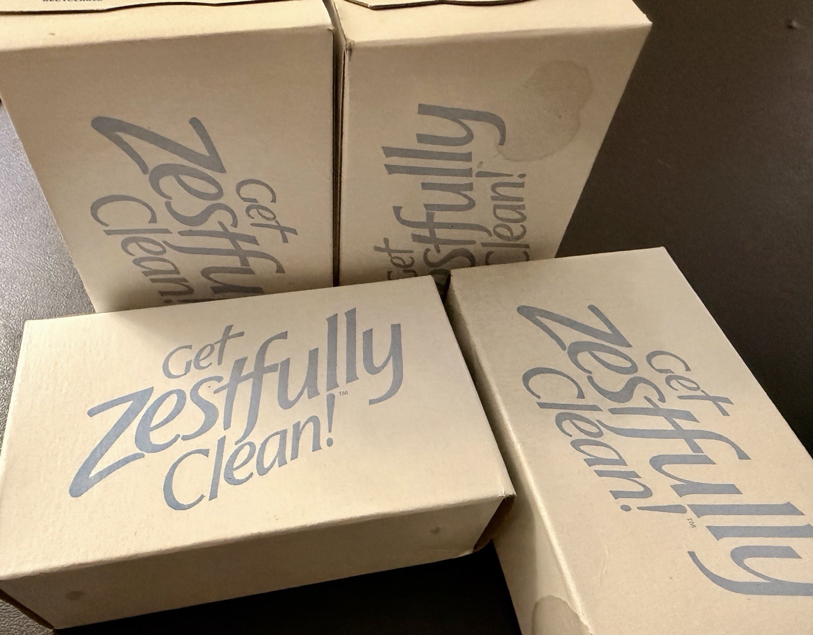 4 pack Zest Body Bar Soap 4.0 oz Beige Rectangular Unisex Regular Size