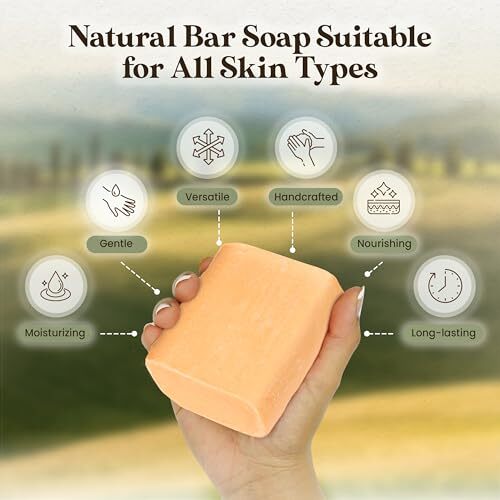 Amish Farms Bar Soap w/All Natural Bentonite Clay | Made in USA, Vegan for