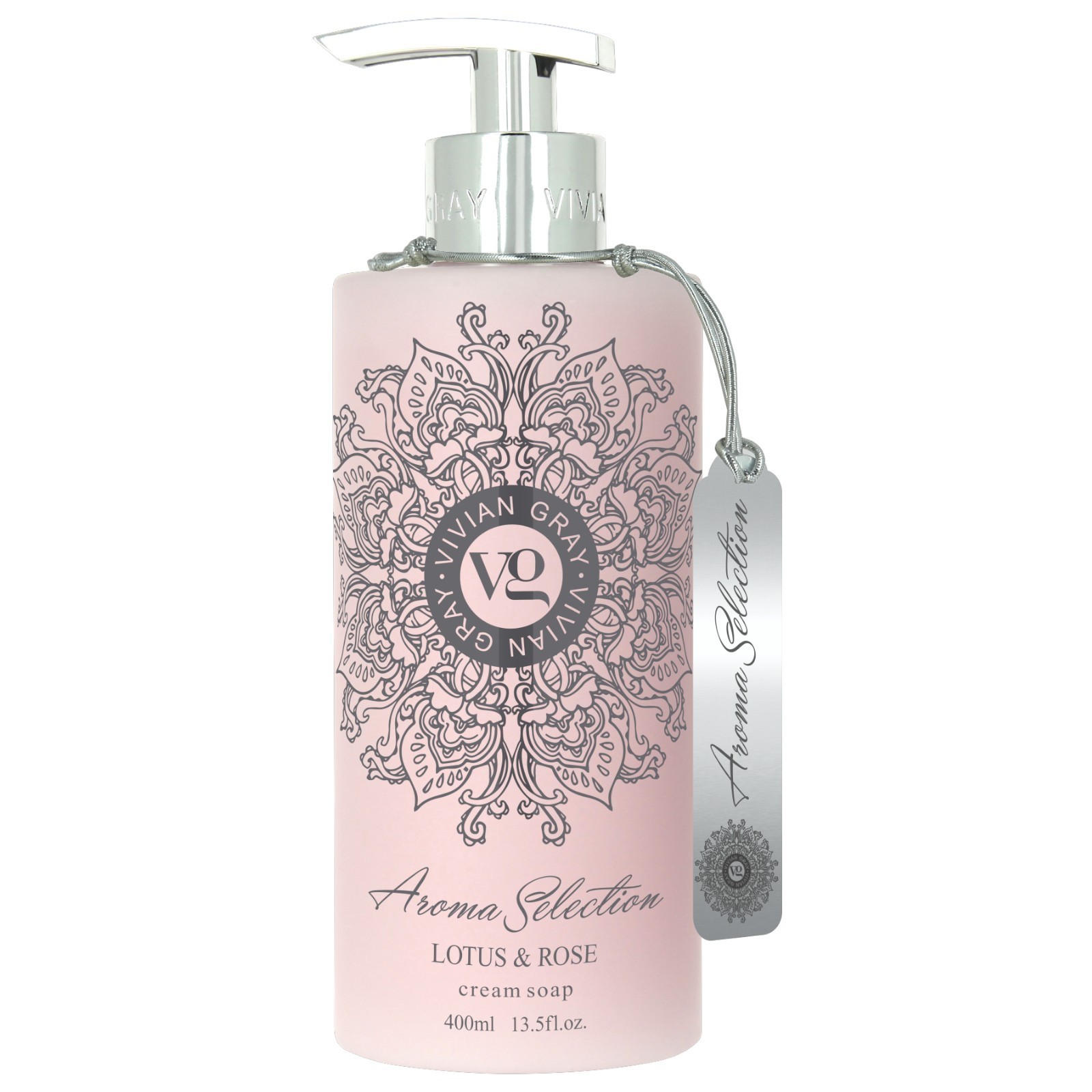 Vivian Gray Aroma Selection Lotus & Rose Cream Soap 13.5 Fl Oz