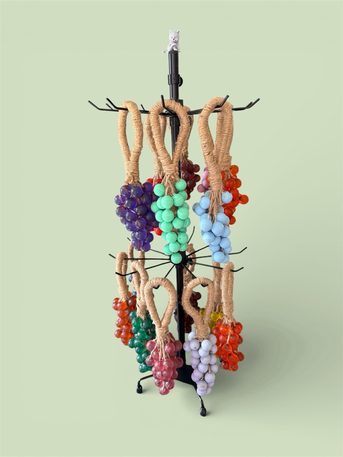 Grape Soap, Handmade Grape Soap on a Rope, Decorative & Aromatic Soaps With Aloe