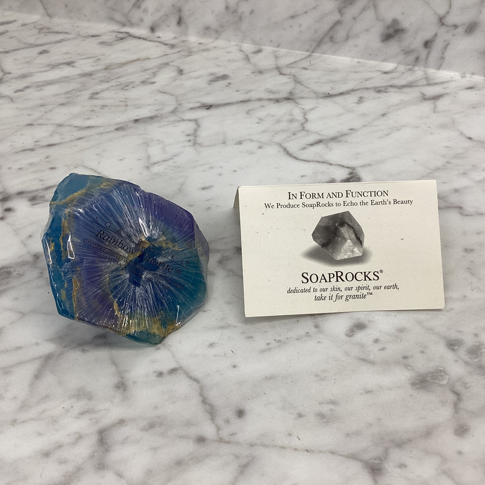 SoapRocks, “Rainbow Fluorite ” 6 oz. Bar
