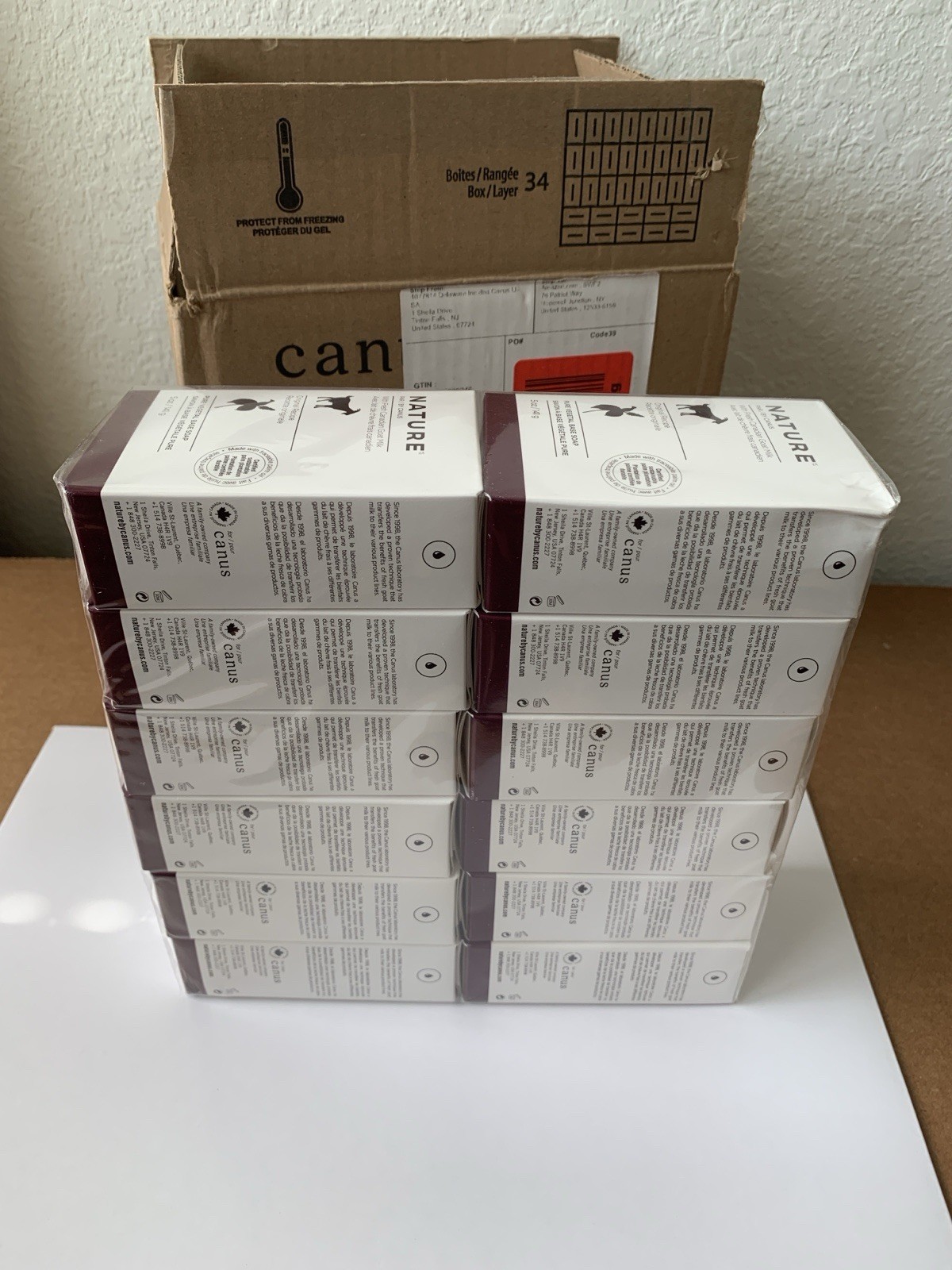 Nature by Canus Goat Milk Bar Soap Original Recipe 5oz – Lot of 12 – New in Box
