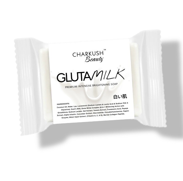 3 pcs GLUTAMILK SOAP by charkush beauty (US Seller)
