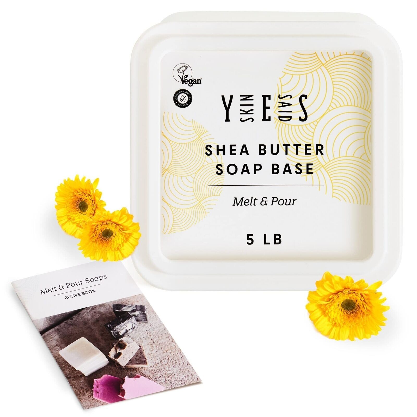 Skin Said Yes Shea Butter Soap Base – 5 Lb Melt and Pour Soap Base