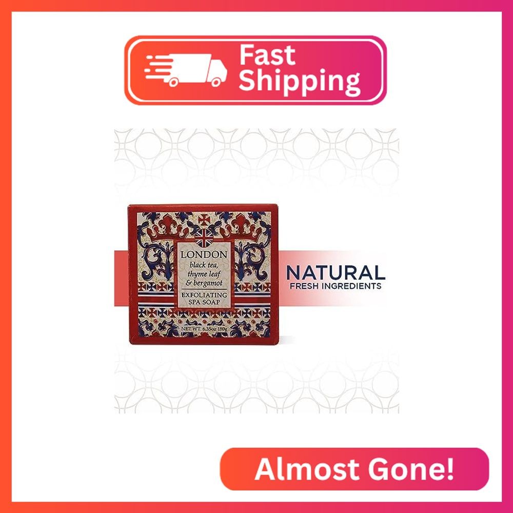 Greenwich Bay Trading Company Destination Collection: London (6.35oz Soap Square