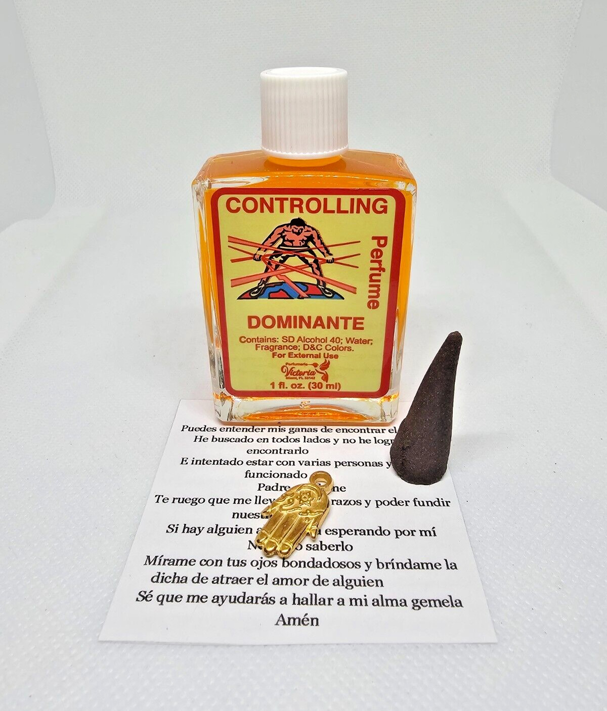 DOMINANTE PERFUME CON FEROMONAS GRATIS: ORACION INCIENSO AMULETO