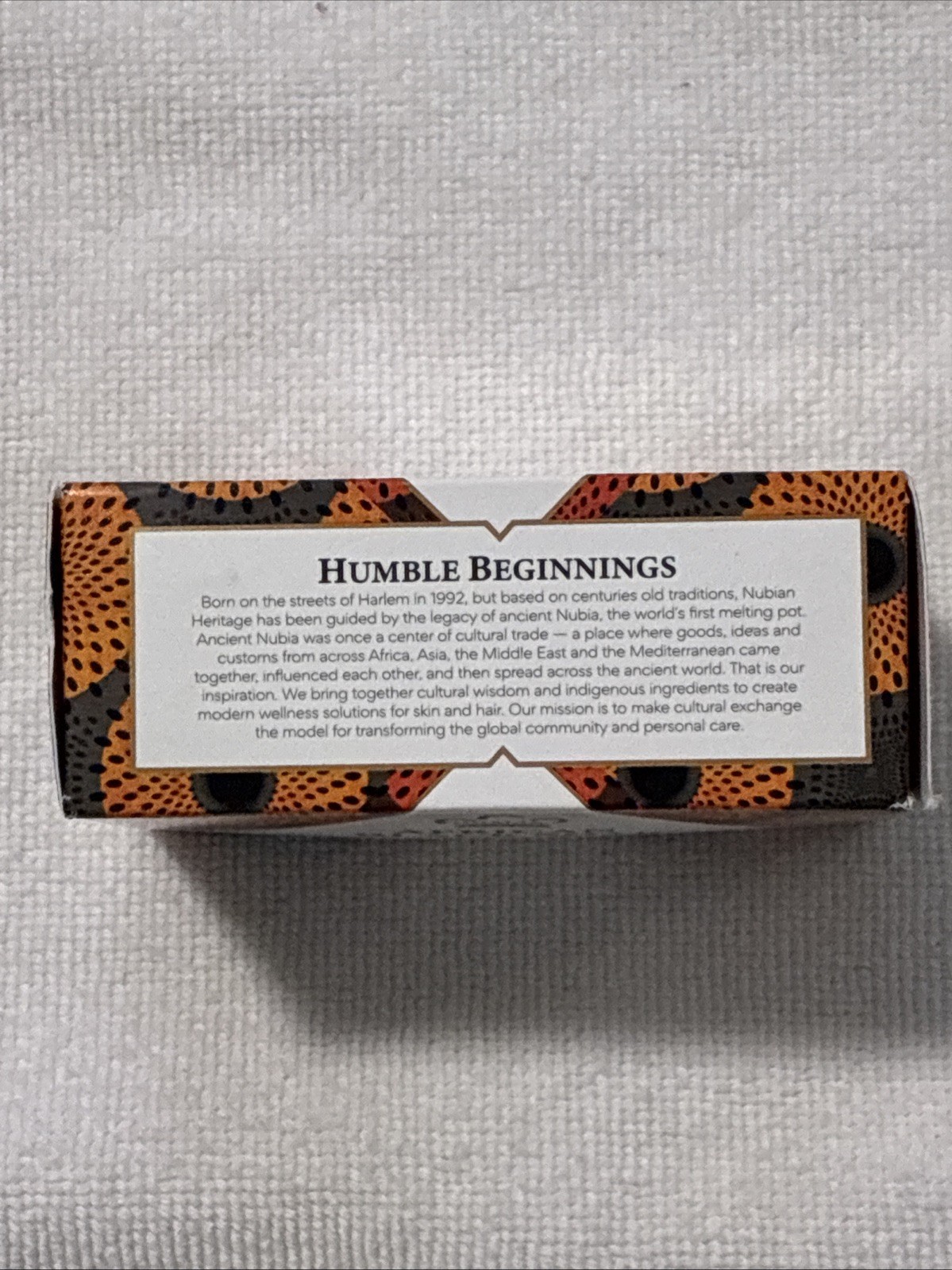 Nubian Heritage Soap Bar African Black, 5 oz – NEW