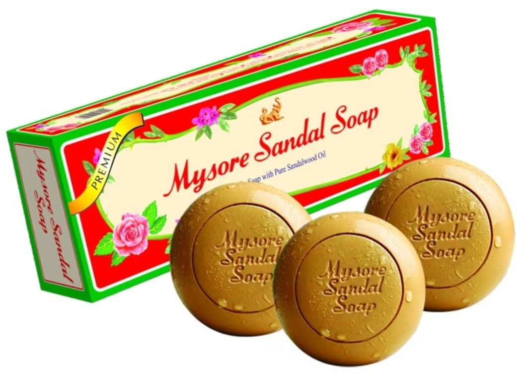 Mysore Sandal Soap, 150g (Pack of 3)