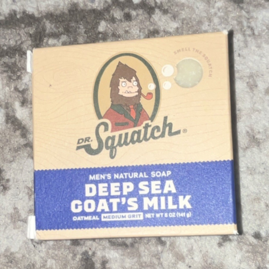 Dr. Squatch Men’s Natural Soap Deep Sea Goat’s Milk Goat Milk Oatmeal 5 oz
