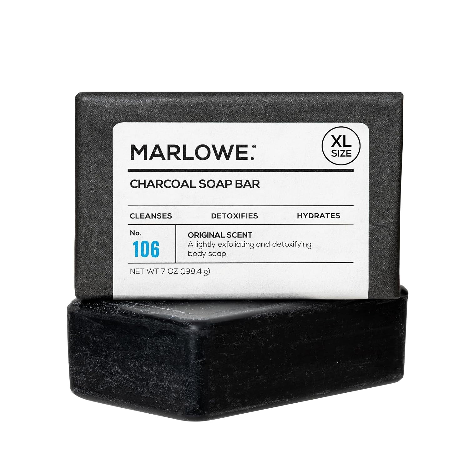 Charcoal Soap, Cleansing Body Bar Soap for Men, 7 oz | Charcoal soap bar deto…