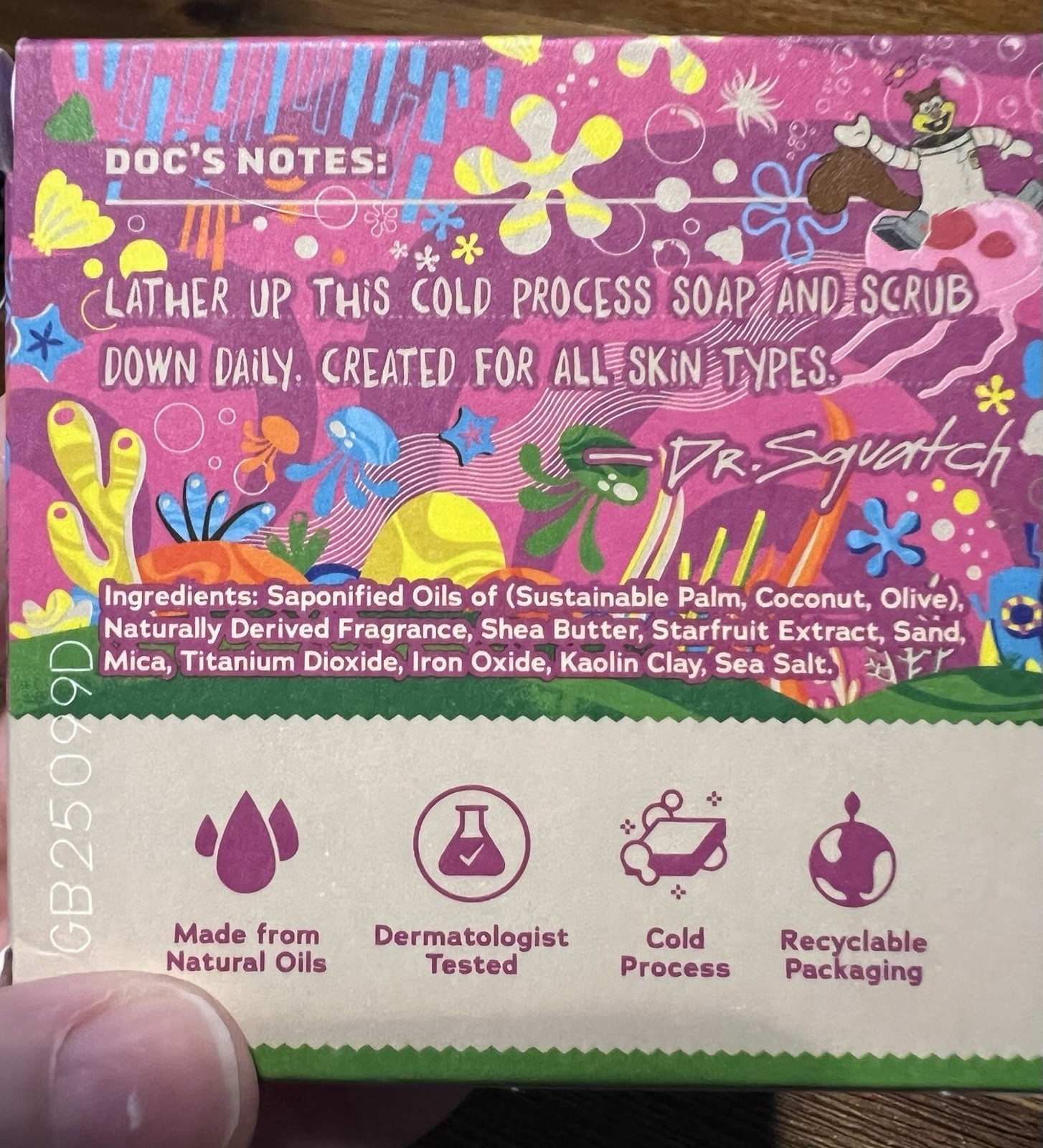 Dr. Squatch SPONGEBOB SQUAREPANTS & PATRICK Limited Edition Natural Soap Bar SET