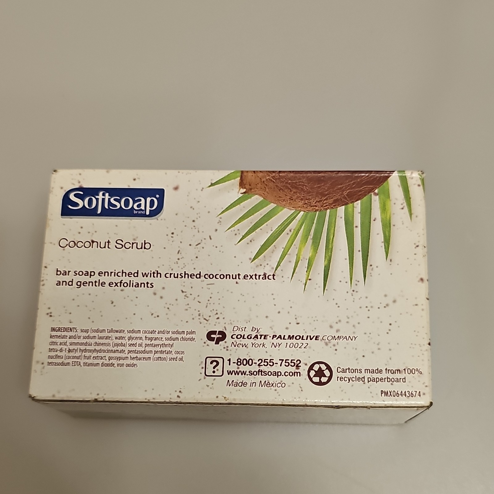 Softsoap Coconut Scrub Bar Soap, 3.9oz each | Discontinued | NOS Sealed