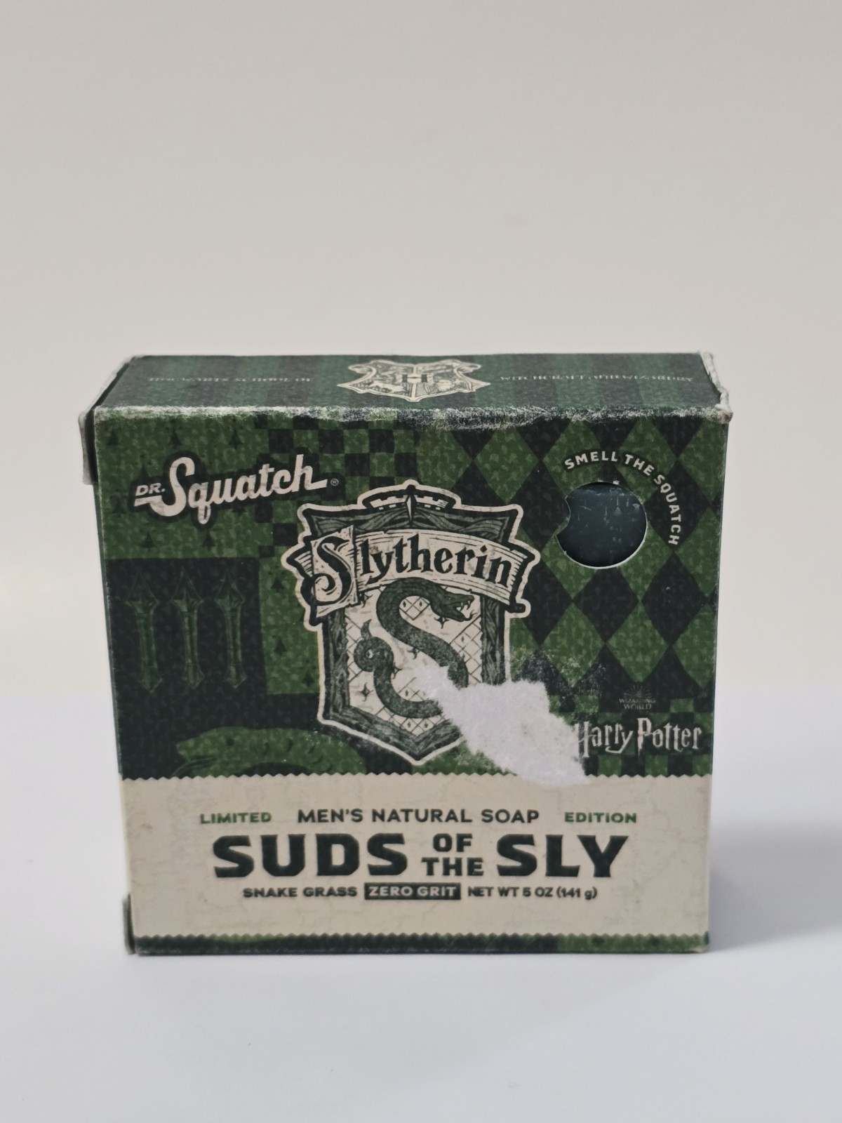 Dr Squatch Harry Potter Slytherin House “Suds Of The Sly” Natural Bar Soap