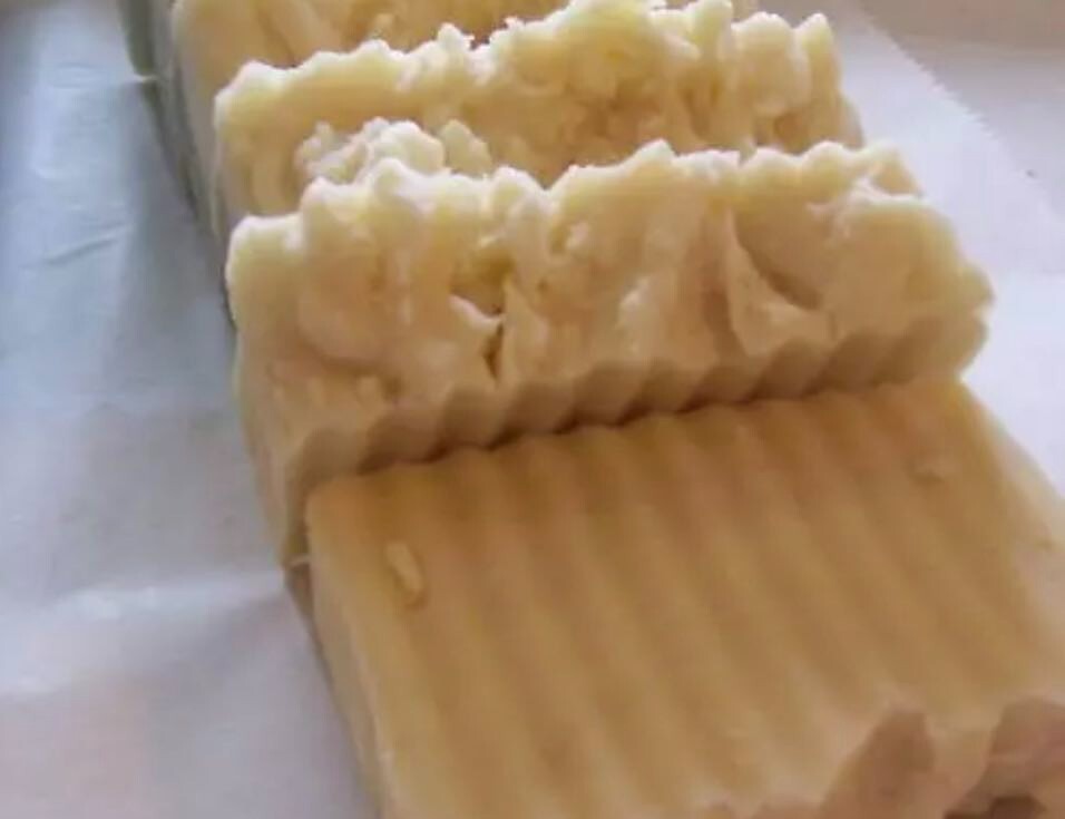 Honey Oatmeal Goat Soap. Whole loaves (36 – 38 oz. & 8 /12 in. long) Homemade