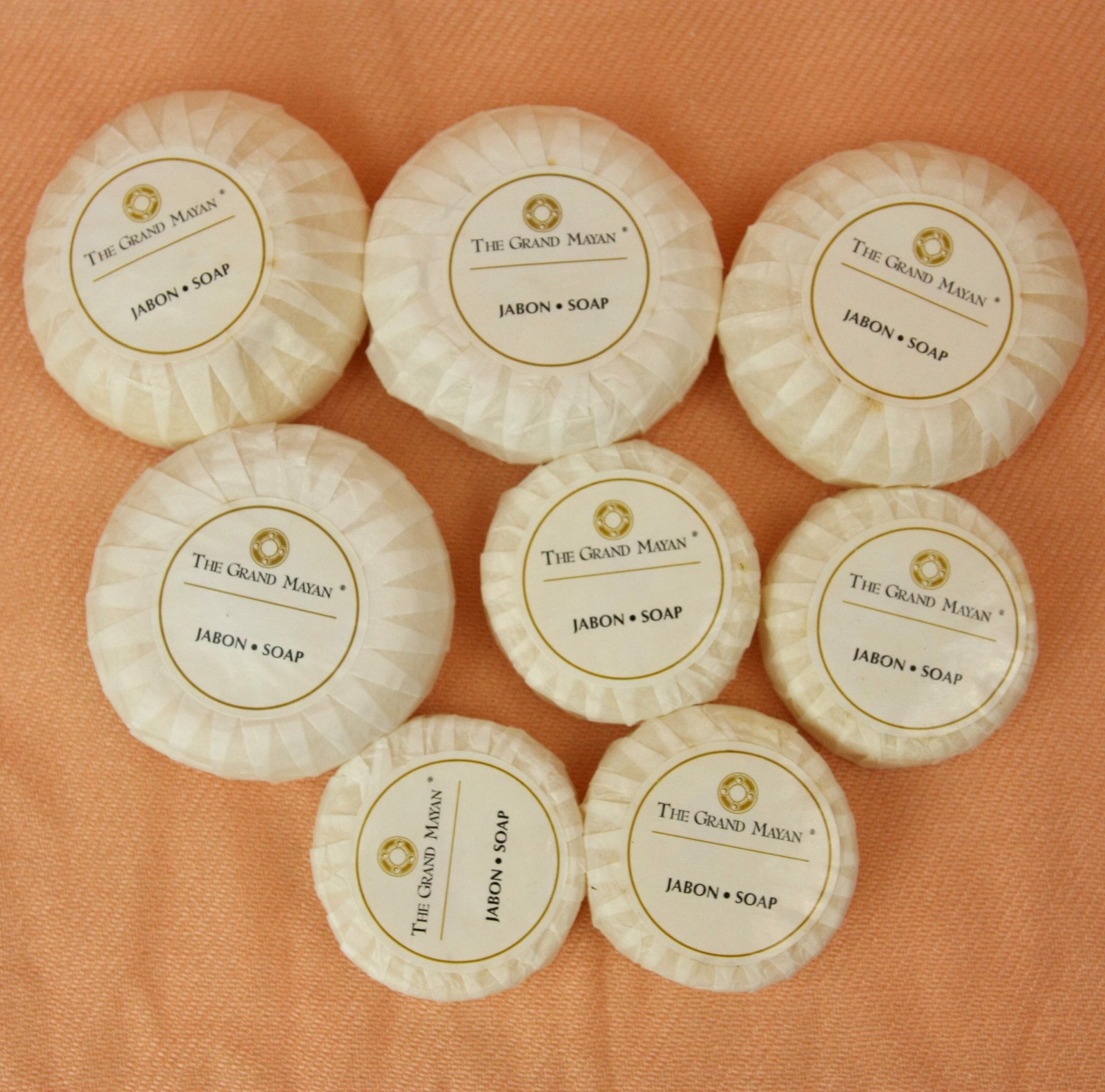 NEW The Grand Mayan Hotel Round Soap Bar Lot Small Large